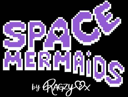 The Logo for the Space Mermaids